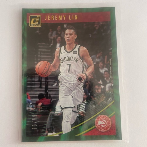 2018-19 Panini Donruss Jeremy Lin #16 Green Card new