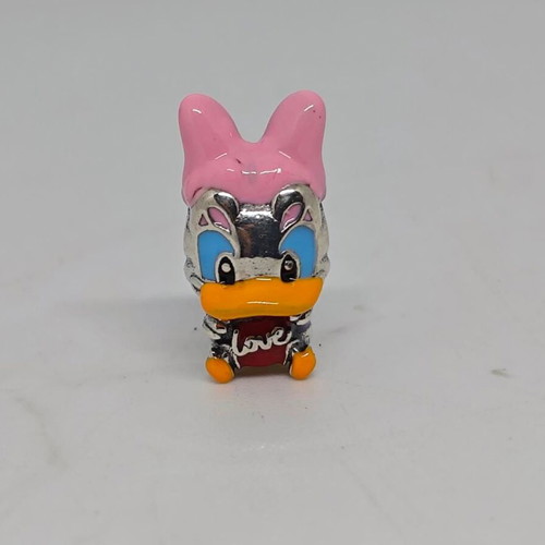 Daisy Duck Charm Love Silver 925 like new