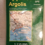 Argolis Map 1:110,000 Nafplio/Argos new