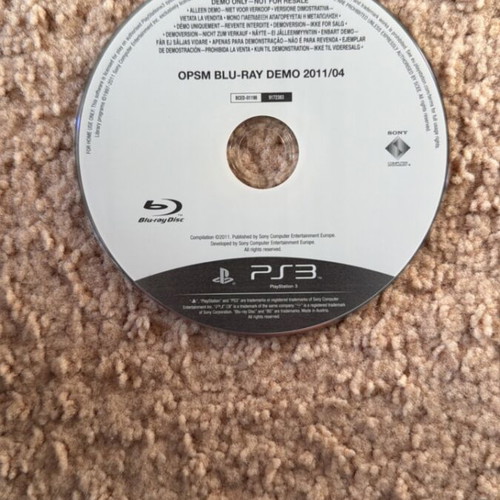 Official Playstation Magazine GR Blu Ray Disc 031 like new (PS3)