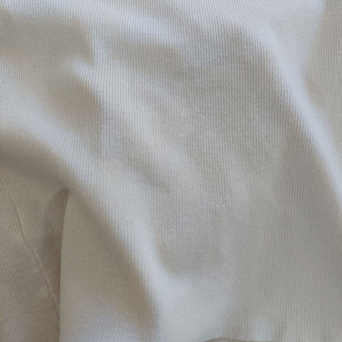 Shein white lightweight ribbed knit sweater used, size S