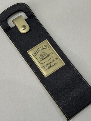 Cutty Sark Fabric Bottle Case new, promotional whisky pouch