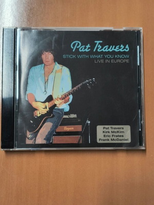 Pat Travers Stick With What You Know Live In Europe CD used, rock