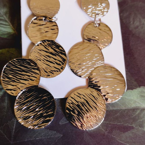 Earrings new, silver tones, unworn