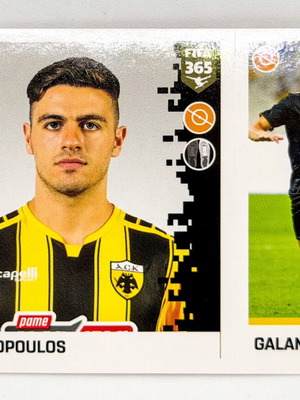 Panini FIFA 365 Kostas Galanopoulos Sticker mint condition