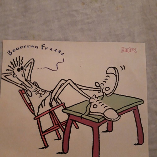 Fido Dido and Koukodimos 1985 poster used, Blek magazine