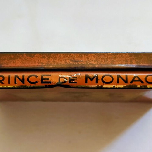 Prince de Monaco vintage metal cigarette box used