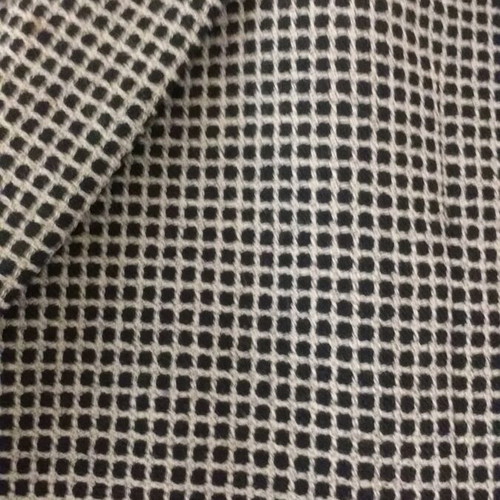 Men's checked wool jacket and olive brown trousers used