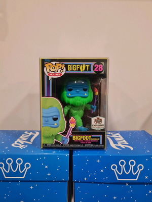 Funko Pop Myths Bigfoot #28 blacklight new Funko HQ exclusive