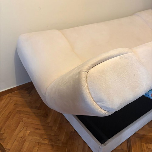 Sofa bed with storage used, purchased from Marmaridis