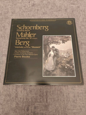 Vinyl Schoenberg, Mahler, Berg Symphony No. 10 (Adagio) Masterworks Portrait like new