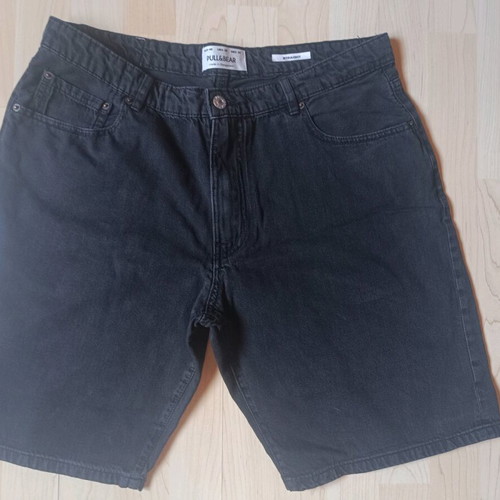 Jeans shorts used black Pull and Bear size M