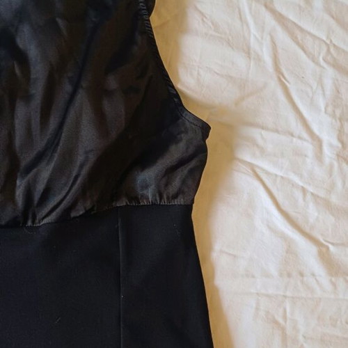 Vintage sleeveless blouse used, black, size M