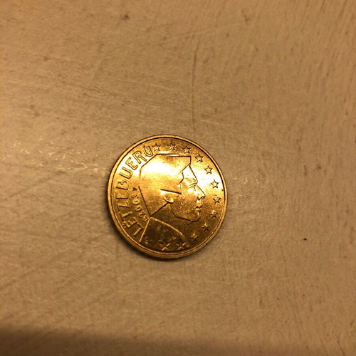 50 cent coin Luxembourg 2003