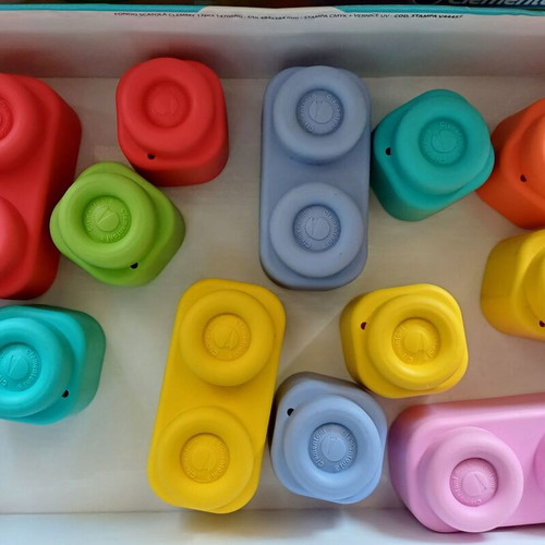 Soft Clemmy soft blocks like new, set of 12 pieces