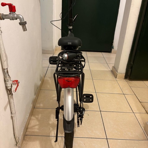 Esperia city folding bike like new, black, 6-speed