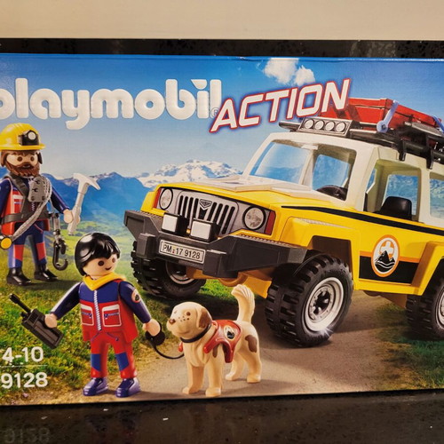 Playmobil 9128 Action Mountain Rescue Vehicle like new