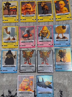 Italian Brainrot cards like new, set of 12 pieces