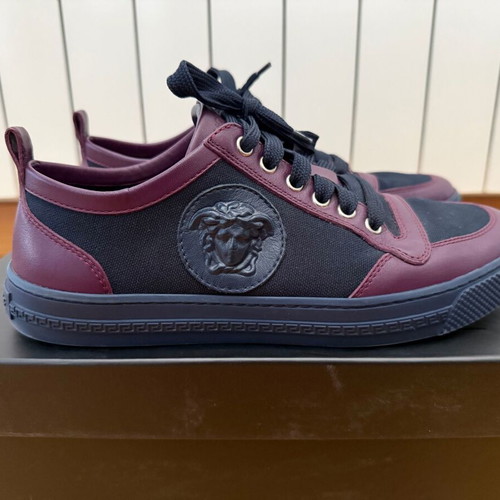 Versace sneakers size 40, navy and bordo