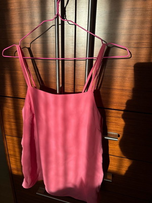 Barbie tank top used, pink, size S