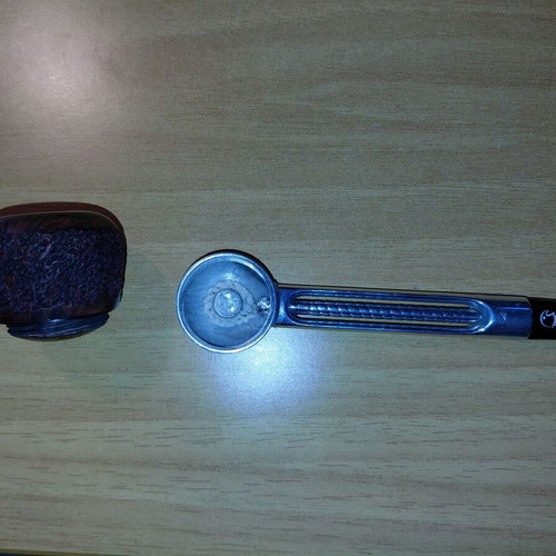 Falcon tobacco pipe new with three bowls Genoa, Dublin, Apple