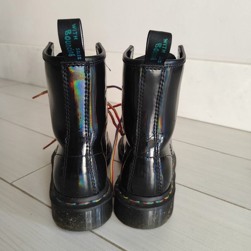 Dr. Martens Youthful Boots Size 36 Like New Black Patent