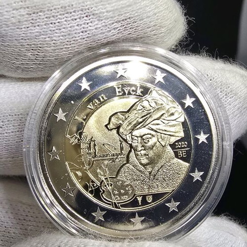 2 euro proof Belgium 2020 new, in capsule