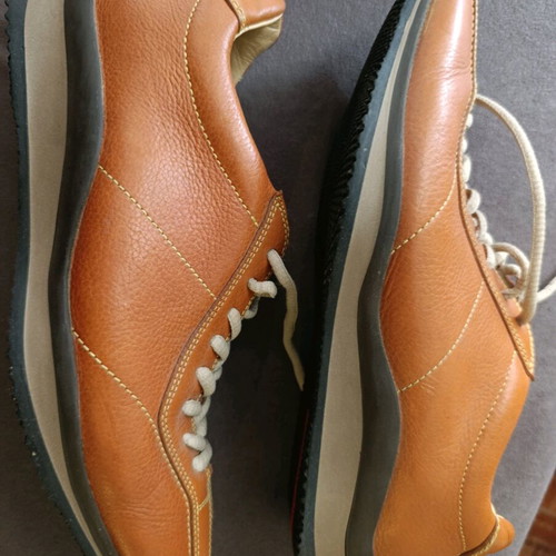 Prada leather sneakers size 37 like new