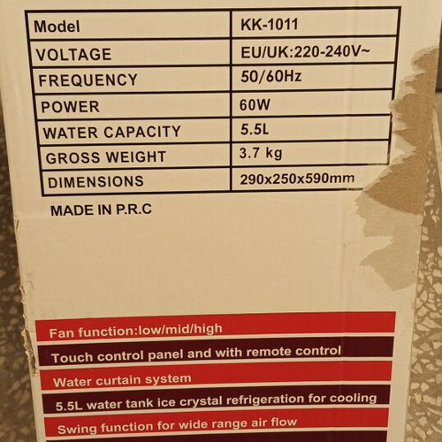 KraftWaagen Air Cooler like new