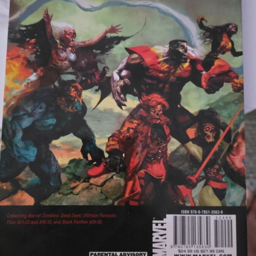 Marvel Zombies Dead Days comic used, 1st printing 2012