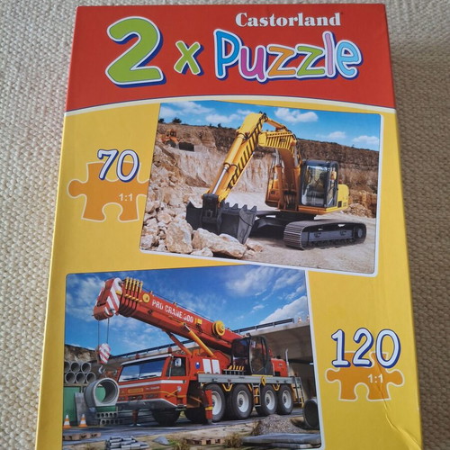 Puzzle Bulldozers used, complete, 4+