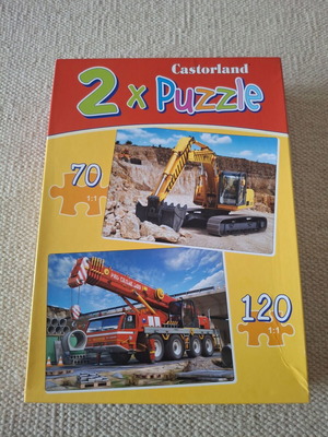 Puzzle Bulldozers used, complete, 4+