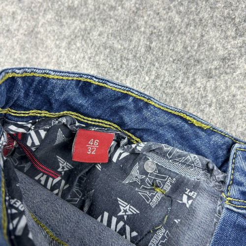 Avirex Men's Denim Shorts used Y2K Skater style size 46/32