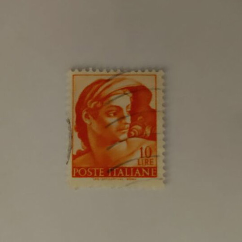 Italian collectible postage stamp 10 Lire like new
