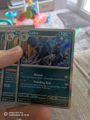 Pokemon Lokix (PAR 122) like new, Paradox Rift Holo