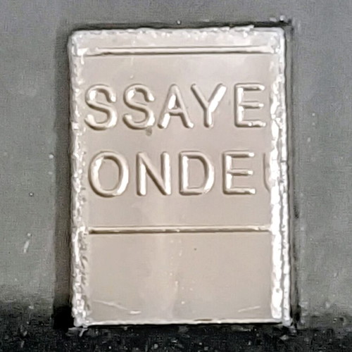 1g Palladium bar 999.5‰ Heraeus