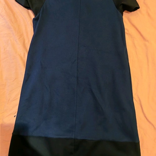 Mango dress S black and blue like new, A-line