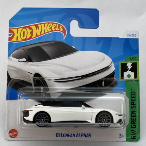 Delorean Alpha5 Hot Wheels car, HW Green Speed
