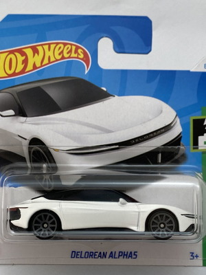 Delorean Alpha5 Hot Wheels car, HW Green Speed