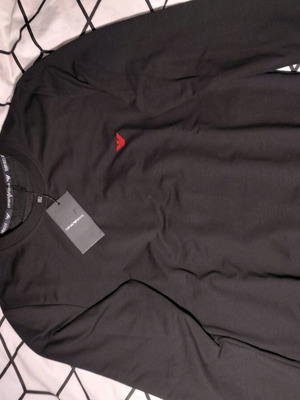 Emporio Armani Long Sleeve Shirt New, Black, Size S