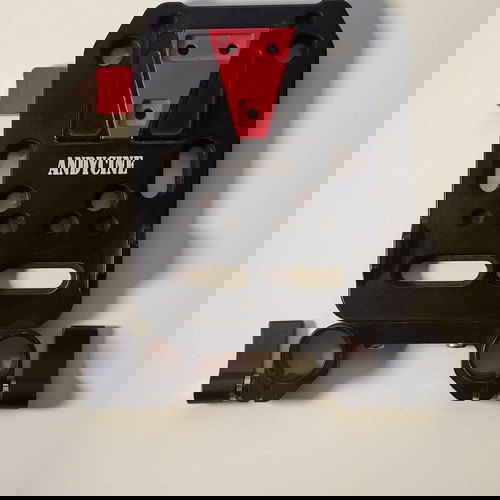 V Mount Battery Plate με Dual 15mm Rod Clamp καινούργιο