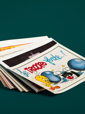 Πακέτο 9 αυτοκόλλητα (7 Καρουζέλ + 2 Panini)