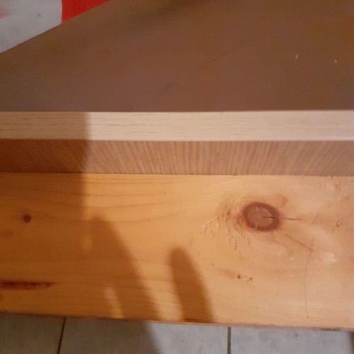 Children's laboratory table pine wood with laminated surface