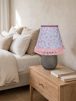 Παιδικό πορτατίφ pink fearther, διαστάσεις 35x20x10, E27