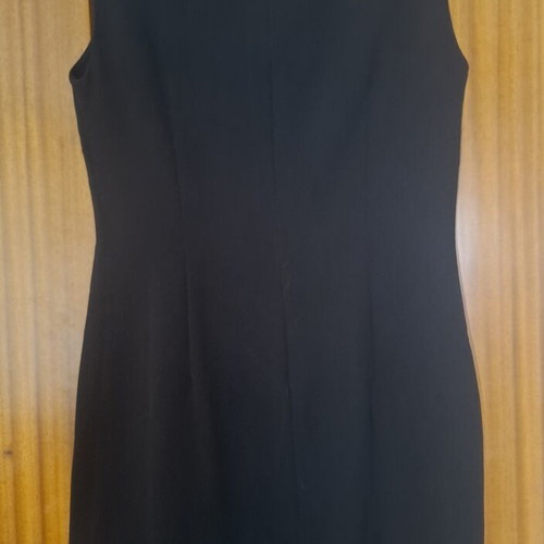 Midi sleeveless dress black and white like new, size S