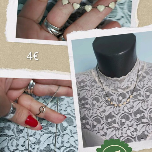 Choker necklaces like new, set of 3 pieces