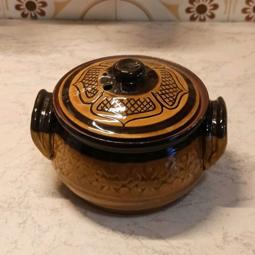 Traditional small clay pot No5 0.7lt like new