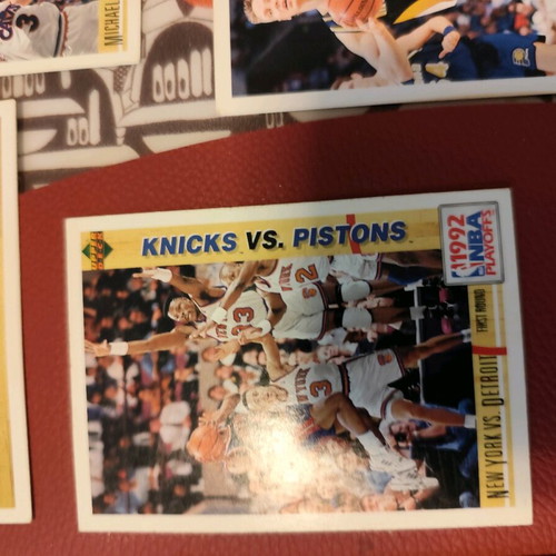 Lot vintage 38 cards Upper Deck NBA 1992 used