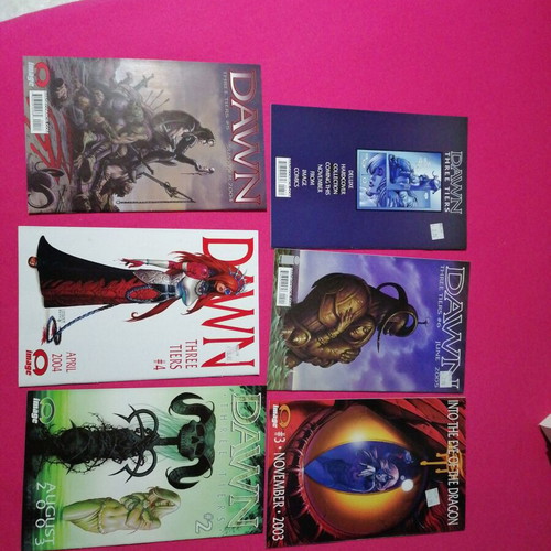 Dawn: Three Tiers comics like new, mini series 6 issues