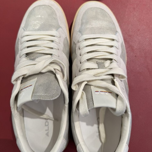 Aldo leather sneakers new, size 42, grey